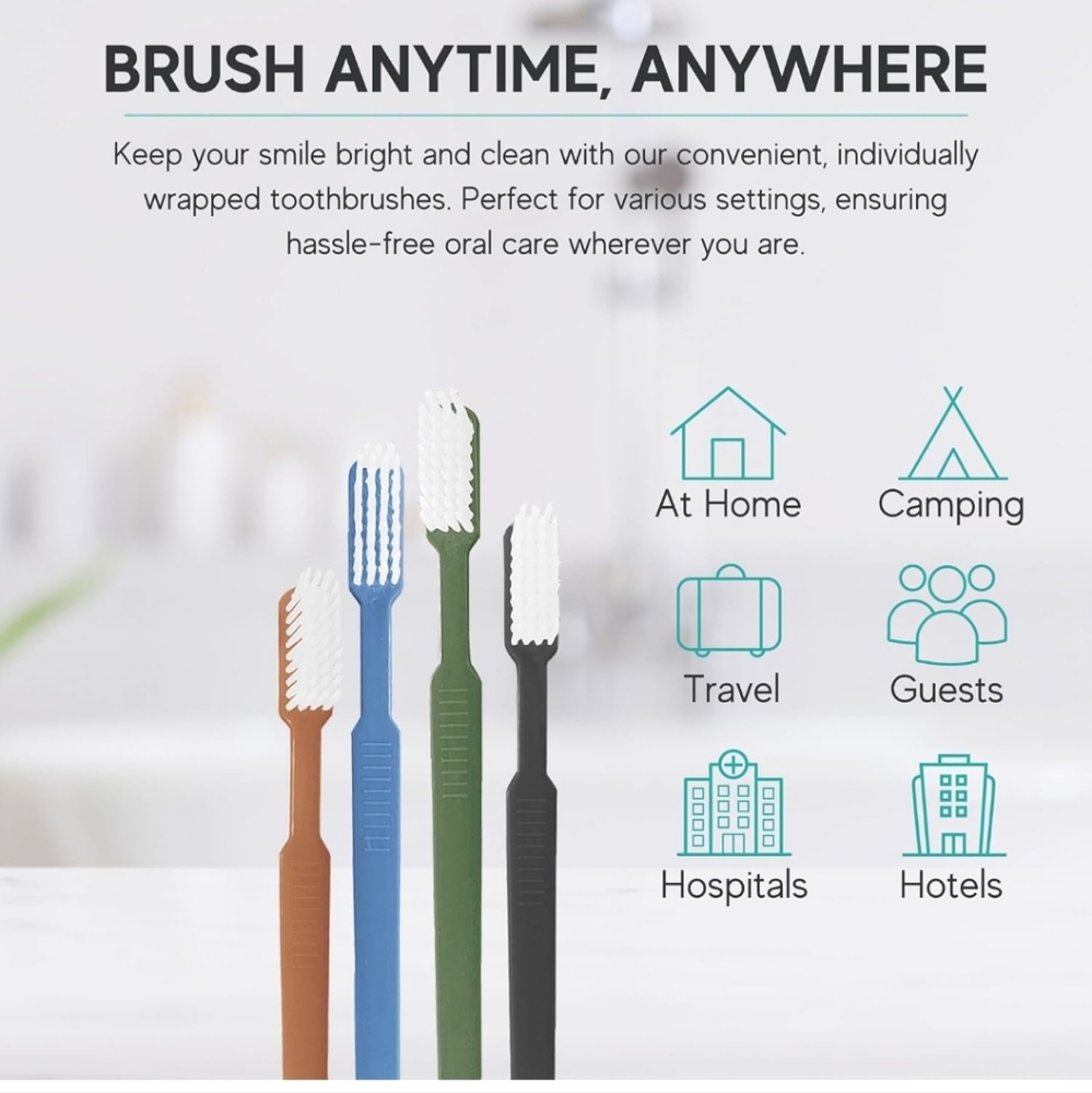 80 Prepasted Disposable Toothbrushes - Picture 5 of 7